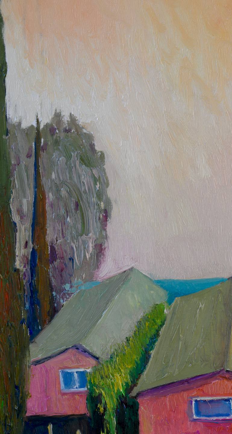 Original Impressionism Landscape Painting by Suren Nersisyan