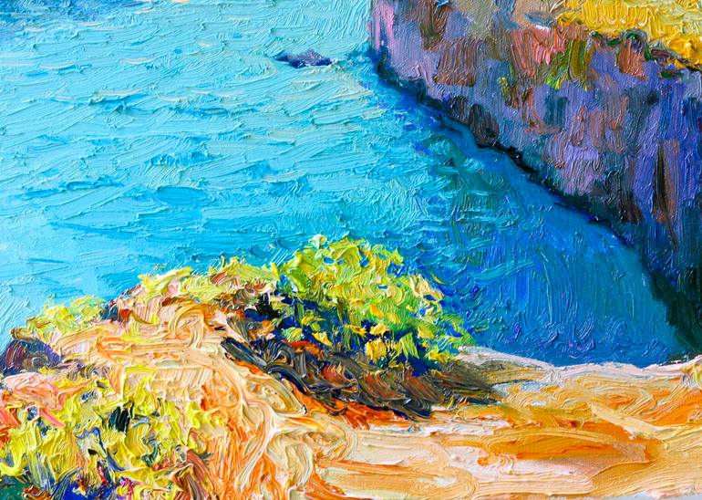 Original Expressionism Seascape Painting by Suren Nersisyan