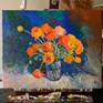 the artwork on the easel