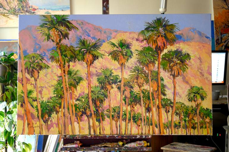 Original Impressionism Landscape Painting by Suren Nersisyan