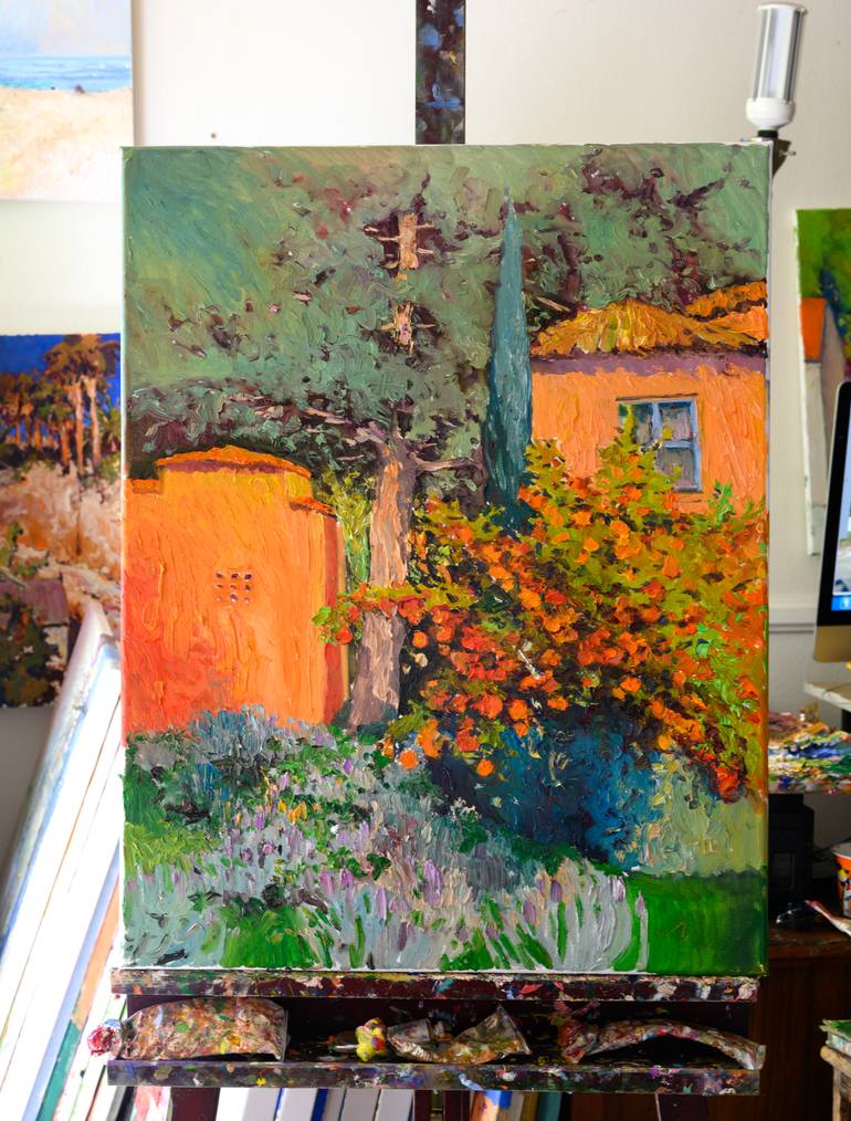 Original Expressionism Landscape Painting by Suren Nersisyan
