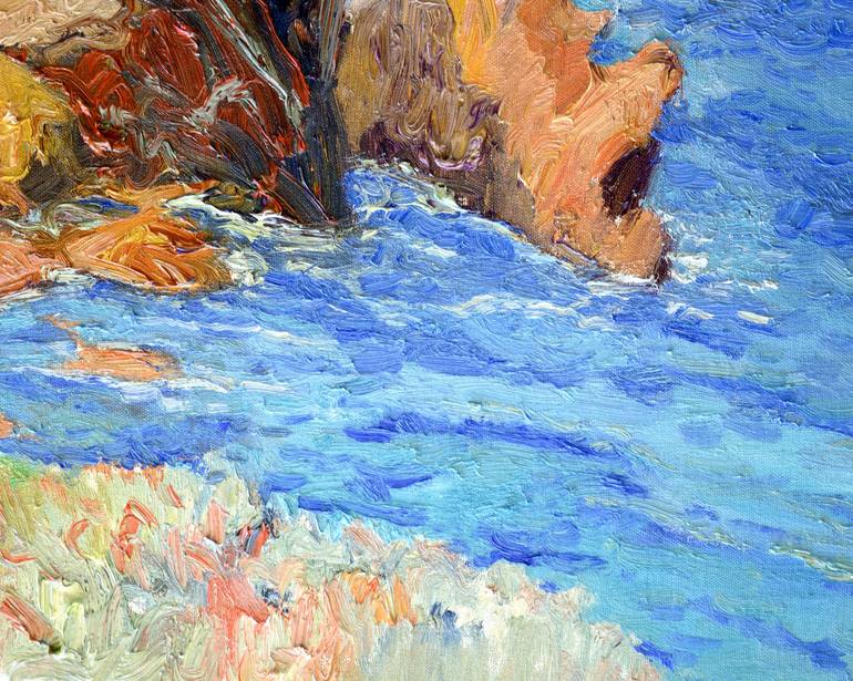 Original Impressionism Seascape Painting by Suren Nersisyan