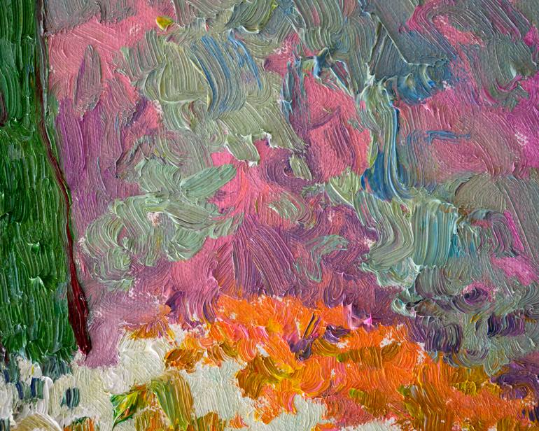 Original Expressionism Landscape Painting by Suren Nersisyan
