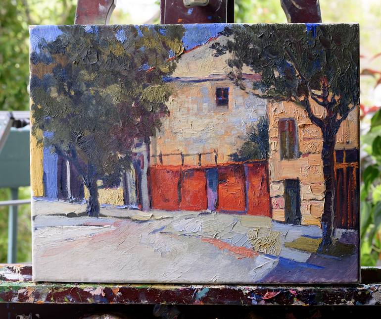 Original Impressionism Cities Painting by Suren Nersisyan