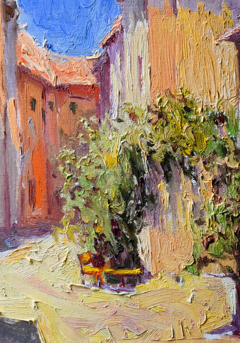 Original Expressionism Cities Painting by Suren Nersisyan