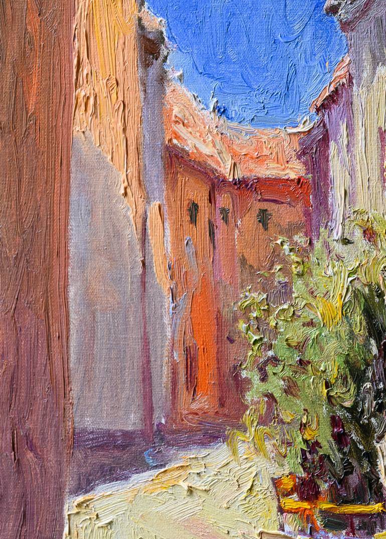 Original Expressionism Cities Painting by Suren Nersisyan