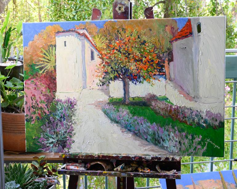 Original Expressionism Landscape Painting by Suren Nersisyan