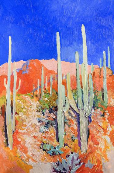 Desert Illuminations: Saguaro Symphony thumb