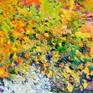 close up detail and texture from the artwork