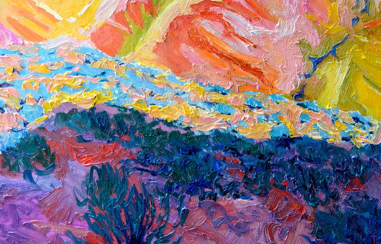 Original Contemporary Landscape Painting by Suren Nersisyan