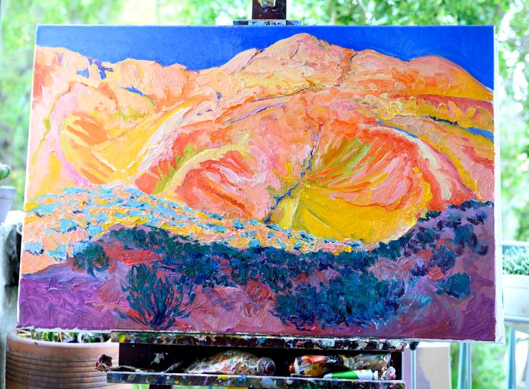 Original Contemporary Landscape Painting by Suren Nersisyan