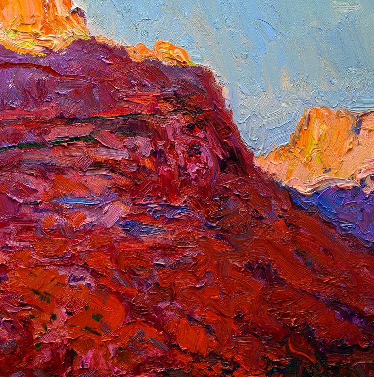 Original Expressionism Landscape Painting by Suren Nersisyan
