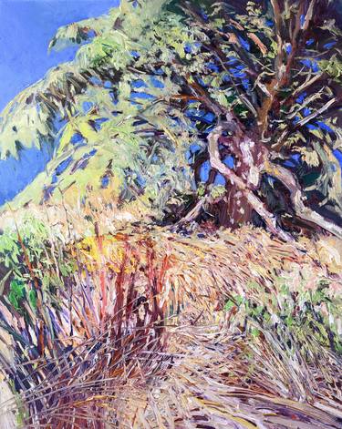 Original Expressionism Tree Paintings by Suren Nersisyan