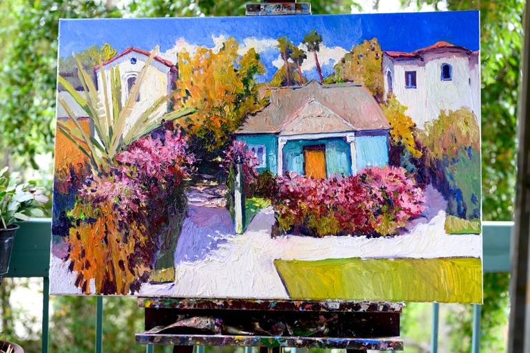 Original Impressionism Landscape Painting by Suren Nersisyan