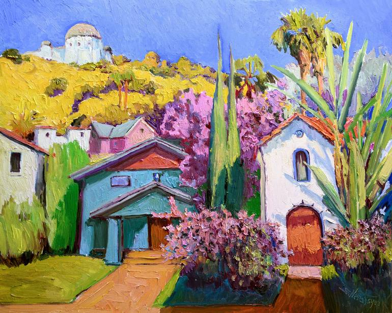 Print of Expressionism Landscape Paintings by Suren Nersisyan
