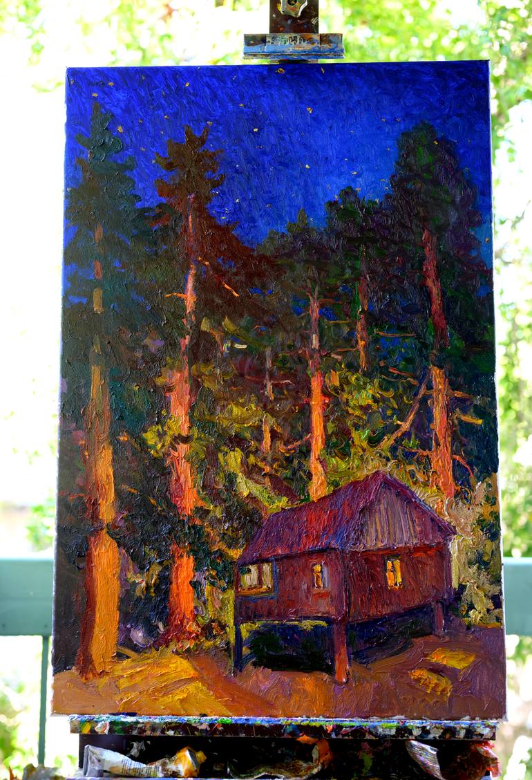 Original Expressionism Landscape Painting by Suren Nersisyan