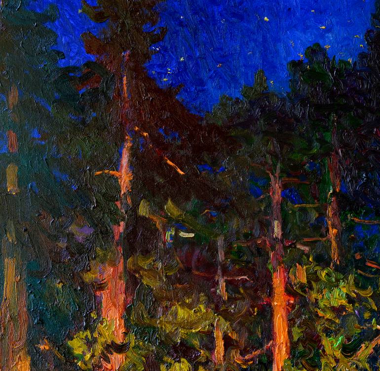 Original Expressionism Landscape Painting by Suren Nersisyan