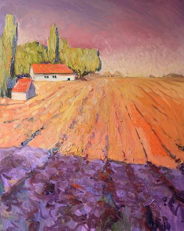 Print of Expressionism Landscape Paintings by Suren Nersisyan