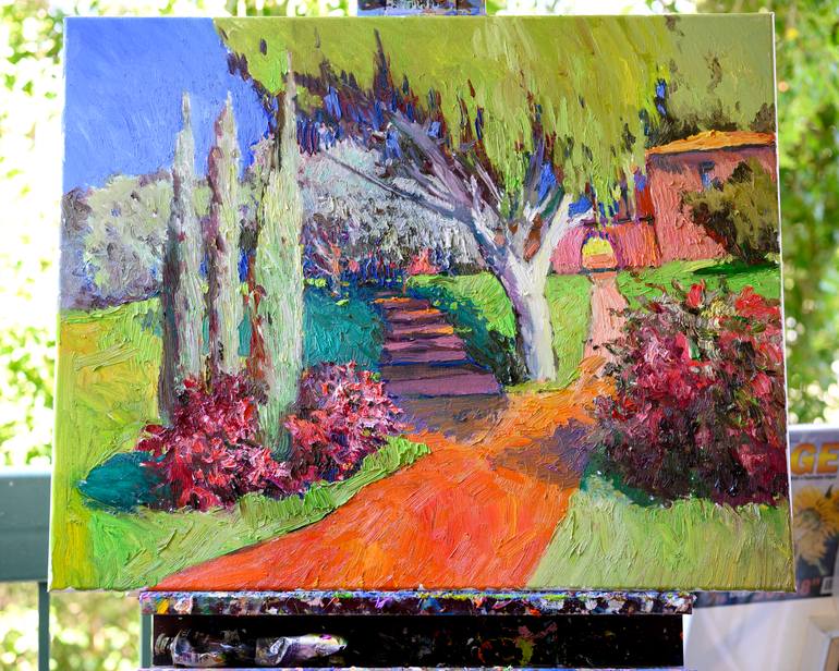 Original Impressionism Landscape Painting by Suren Nersisyan