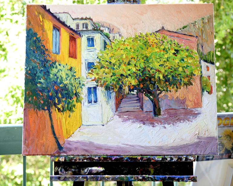 Original Impressionism Landscape Painting by Suren Nersisyan