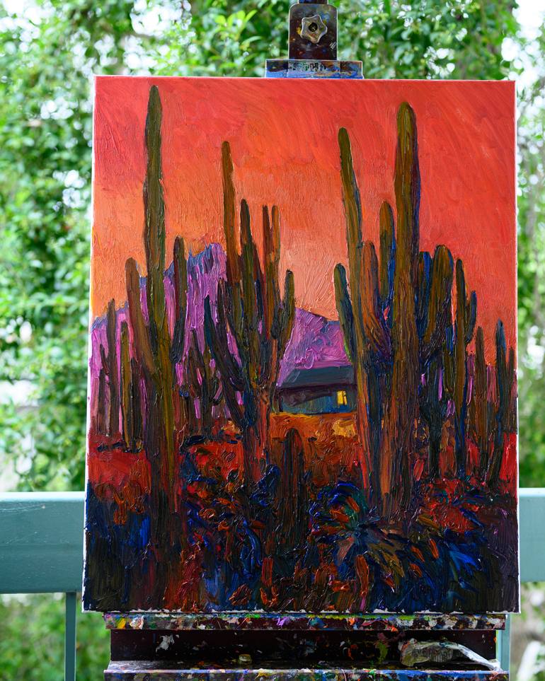 Original Expressionism Landscape Painting by Suren Nersisyan