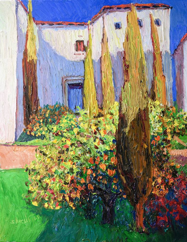 Print of Expressionism Landscape Paintings by Suren Nersisyan