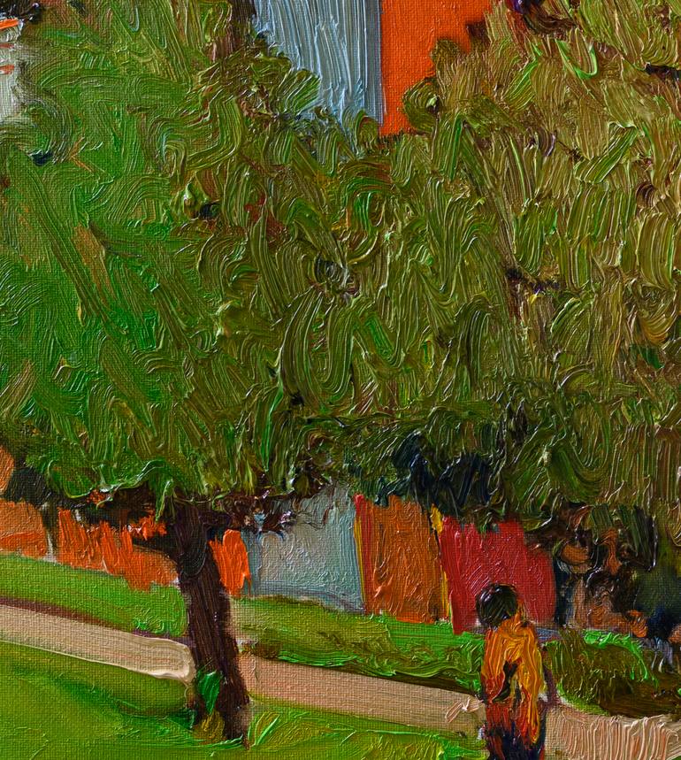 Original Expressionism Cities Painting by Suren Nersisyan