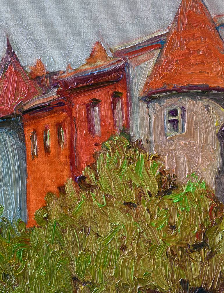 Original Expressionism Cities Painting by Suren Nersisyan