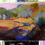 the artwork on the easel