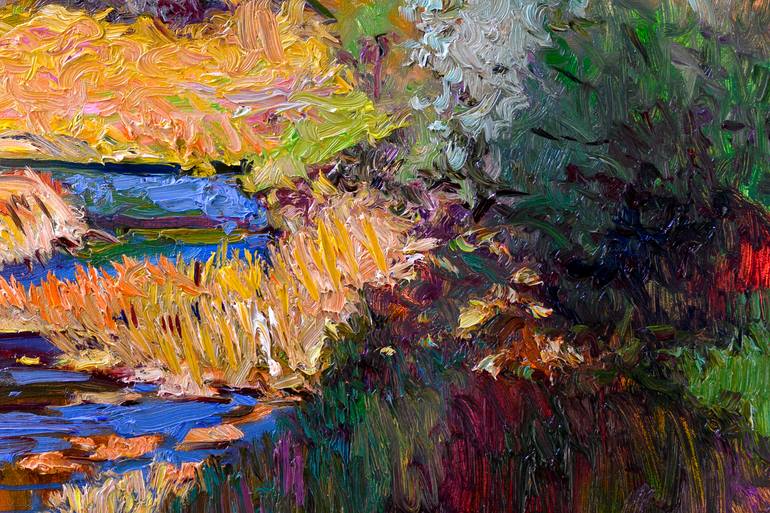 Original Expressionism Landscape Painting by Suren Nersisyan
