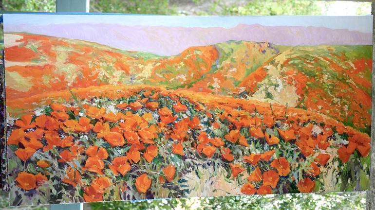 Original Impressionism Landscape Painting by Suren Nersisyan