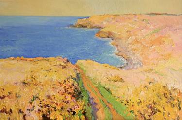 Print of Impressionism Seascape Paintings by Suren Nersisyan