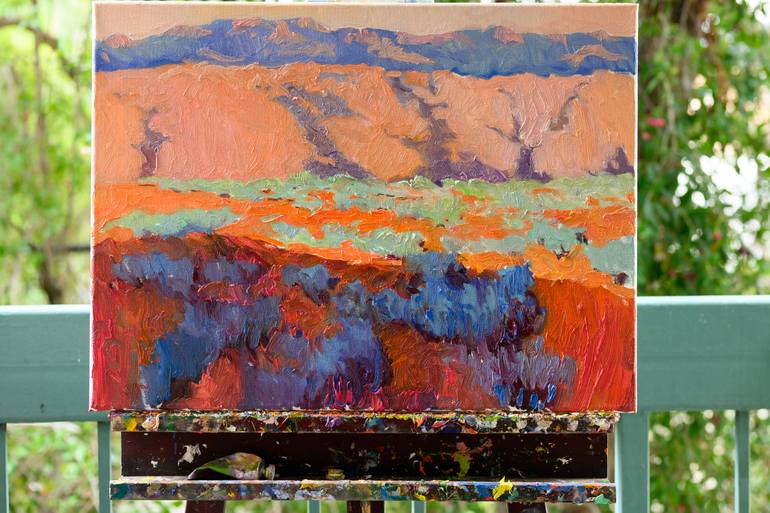 Original Expressionism Landscape Painting by Suren Nersisyan