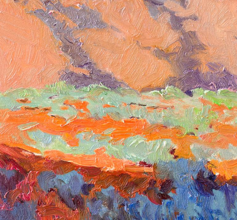 Original Expressionism Landscape Painting by Suren Nersisyan