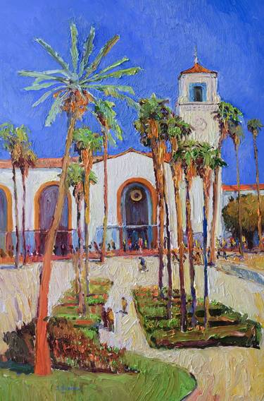 Original Impressionism Architecture Paintings by Suren Nersisyan