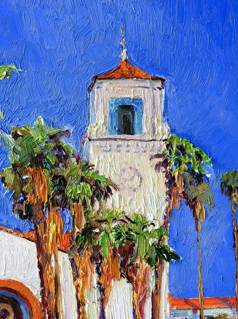 Original Impressionism Architecture Painting by Suren Nersisyan