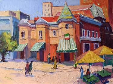 Original Impressionism Cities Paintings by Suren Nersisyan