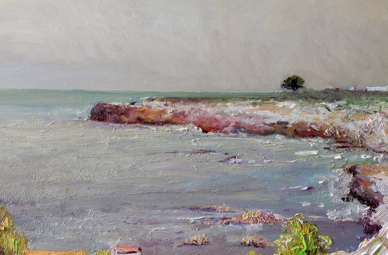 Original Impressionism Seascape Painting by Suren Nersisyan