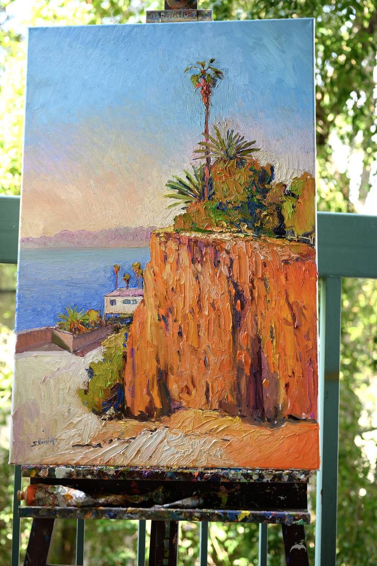 Original Impressionism Seascape Painting by Suren Nersisyan