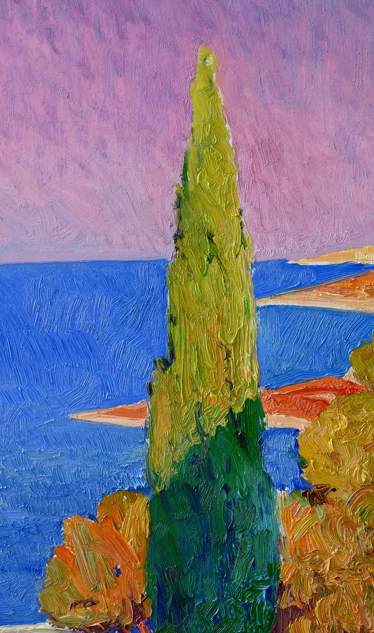 Original Expressionism Landscape Painting by Suren Nersisyan