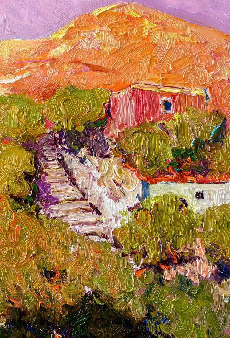 Original Expressionism Landscape Painting by Suren Nersisyan
