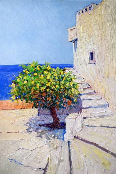 Landscape with a Lemon Tree, Greece thumb