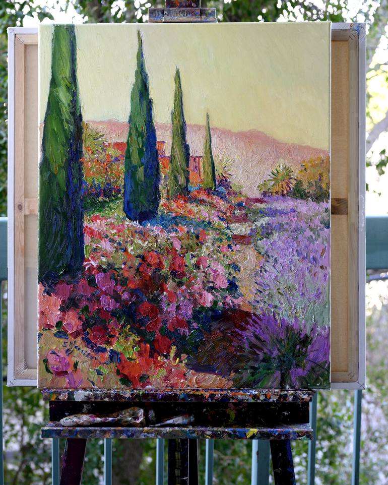 Original Post-impressionism Landscape Painting by Suren Nersisyan