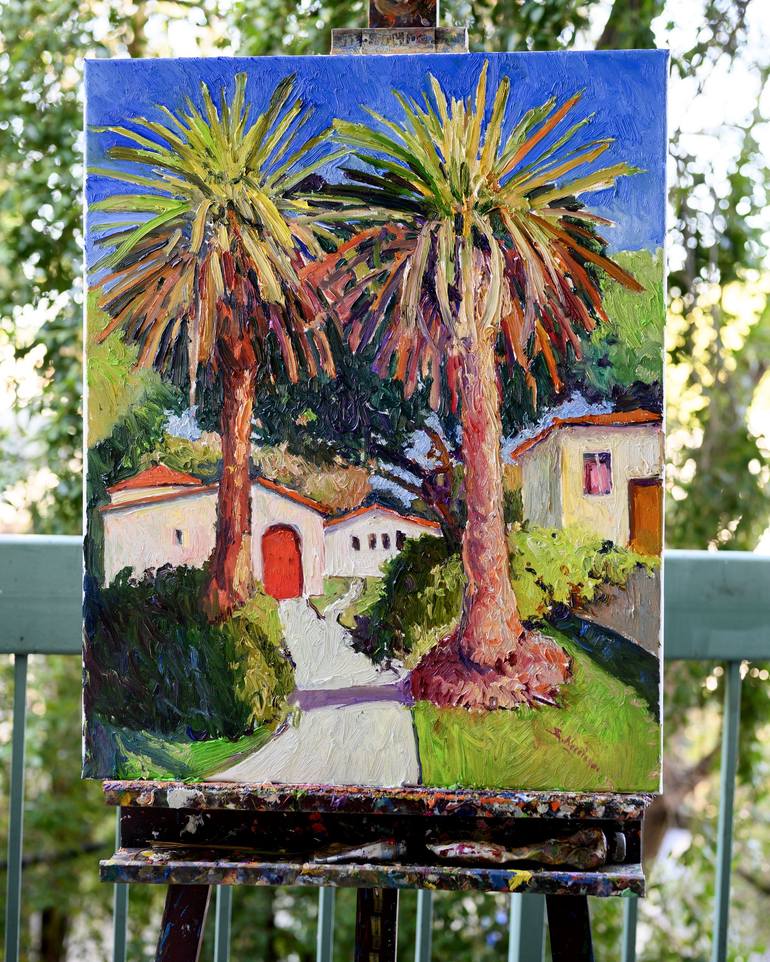 Original Post-impressionism Landscape Painting by Suren Nersisyan