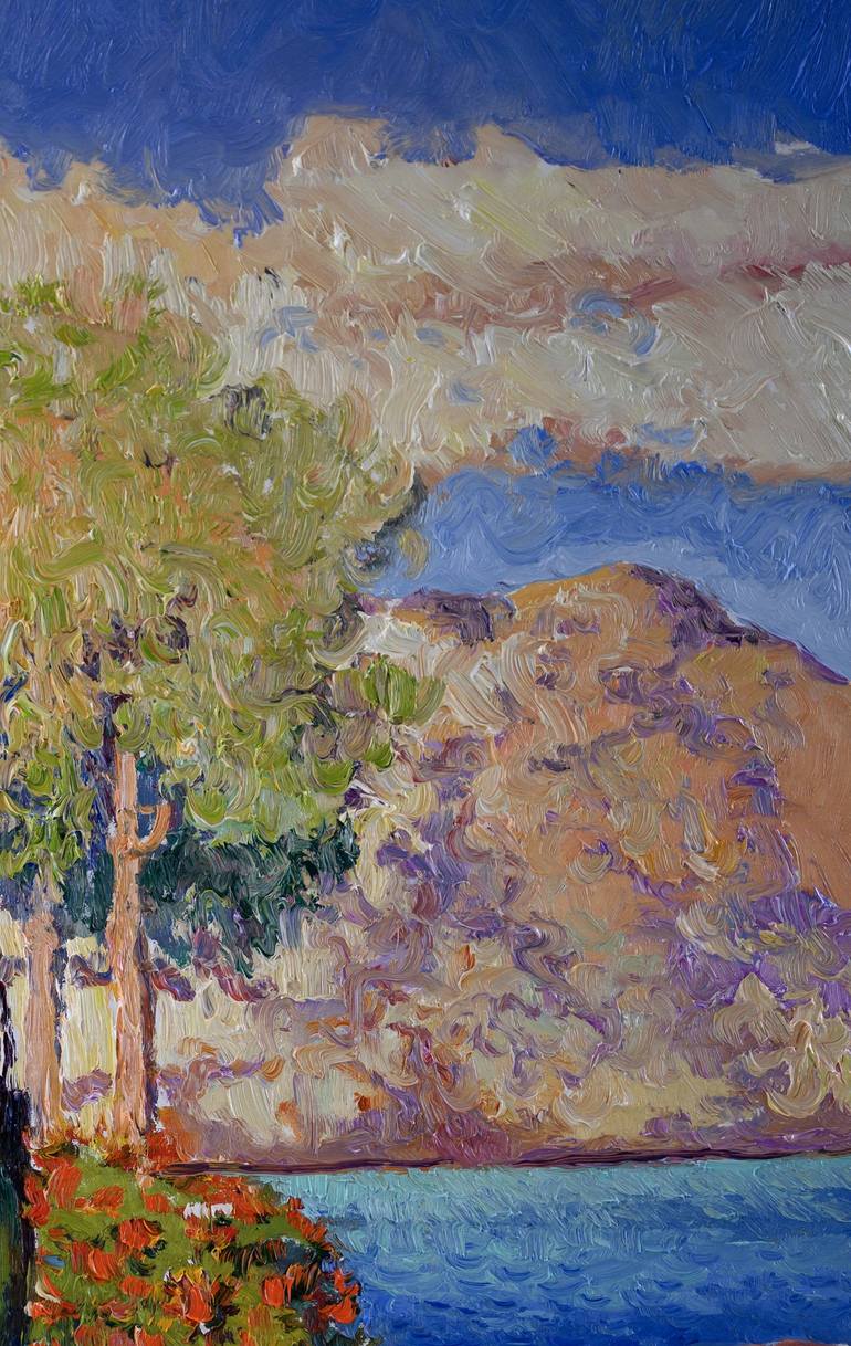 Original Post-impressionism Landscape Painting by Suren Nersisyan