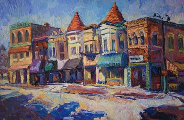 Original Impressionism Architecture Paintings by Suren Nersisyan