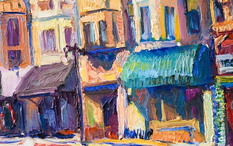 Original Expressionism Architecture Painting by Suren Nersisyan