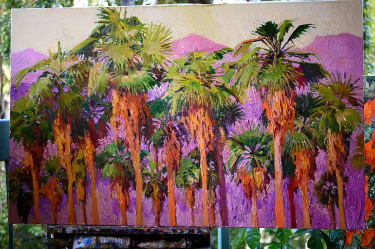 Original Expressionism Landscape Painting by Suren Nersisyan