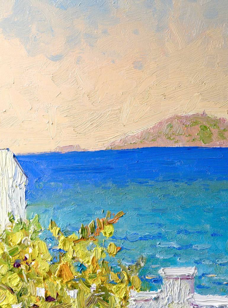 Original Post-impressionism Seascape Painting by Suren Nersisyan