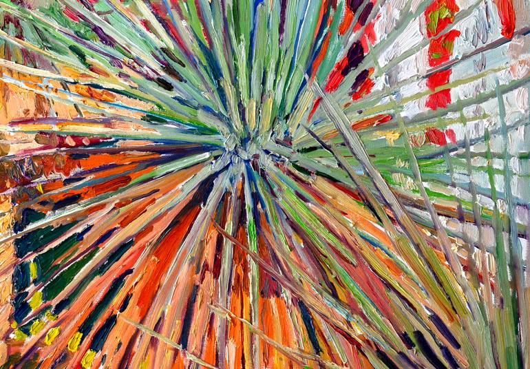 Original Expressionism Floral Painting by Suren Nersisyan